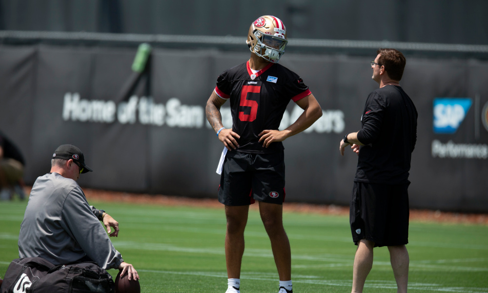 49ers: Trey Lance's footwork wowing coaches in OTAs